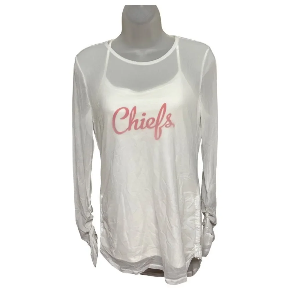 All Sport Apparel Cotton Tank Top with Separate Long Sleeve Mesh Top. - Picture 5 of 16